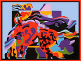 Spirited Horses Edition limitée par Jacques Cinquin