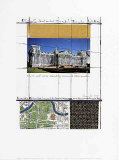 Wrapped Reichstag XIII Collectable Print by Christo 