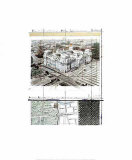Wrapped Reichstag XIX Collectable Print by Christo 