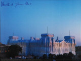 Reichstag - Abenddaemmerung - Signed Sammlerdrucke von Christo 
