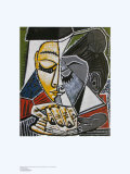 Head of a Reading Woman Posters par Pablo Picasso