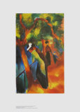 The Sunny Street Posters par Auguste Macke