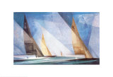 Sailing Boats Plakater af Lyonel Feininger Sailing Boats Plakater af Lyonel Feininger