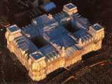 West- und Nordfassade Aus der Luft Sammlerdrucke von Christo 