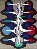 Composition Abstraite Edition limitée par Henri Etienne-Martin