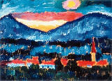 Gebirgsdorf 1910 Reproductions pour les collectionneurs par Alexej Von Jawlensky