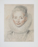 Hofdame der Infantin Pósters por Peter Paul Rubens