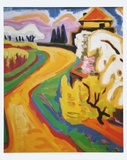 Spring in Taunus Posters par Karl Schmidt-Rottluff