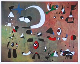 People in the Night, 1949 Art par Joan Miró