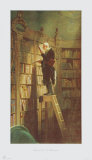 The Bookworm Kerättävät vedokset tekijänä Carl Spitzweg The Bookworm Kerättävät vedokset tekijänä Carl Spitzweg