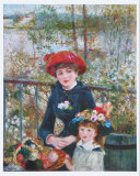 On the Terrasse Poster par Pierre-Auguste Renoir