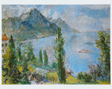 Lake Geneva, 1959 Print by Oskar Kokoschka