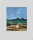 Blick Auf Den Tegernsee Sammlerdrucke von Wilhelm Alexander Wolfgan Von Kobell