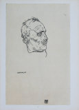 Portrait of the Dead Gustav Klimt, 1918 Collectable Print by Egon Schiele