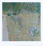 Orchard with Roses, c.1911 Posters by Gustav Klimt