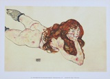 Am Bauch Liegender Weiblicher Akt, 1917 Láminas por Egon Schiele Am Bauch Liegender Weiblicher Akt, 1917 Láminas por Egon Schiele