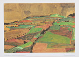 Hill Near Krumau, Mount Thunderstorm, 1910 Julisteet tekijänä Egon Schiele Hill Near Krumau, Mount Thunderstorm, 1910 Julisteet tekijänä Egon Schiele