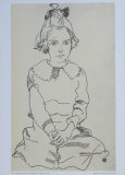 Sitzendes Maedchen - Maria Steiner, 1918 Pósters por Egon Schiele Sitzendes Maedchen - Maria Steiner, 1918 Pósters por Egon Schiele