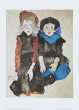 Two Little Girls, 1911 Posters tekijänä Egon Schiele Two Little Girls, 1911 Posters tekijänä Egon Schiele