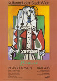 Woman Seated on a Green Chair Print van Pablo Picasso Woman Seated on a Green Chair Print van Pablo Picasso