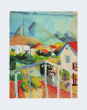 St.Germain Near Tunis, 1914 Poster by Auguste Macke