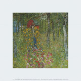 Bauerngarten mit Kruzifix, 1910-12 ポスター - グスタフ・クリムト Bauerngarten mit Kruzifix, 1910-12 ポスター - グスタフ・クリムト
