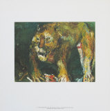Tigerloewe Láminas por Oskar Kokoschka Tigerloewe Láminas por Oskar Kokoschka