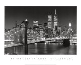 Pont de Brooklyn, New-York Affiches par Henri Silberman