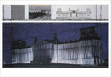 Wrapped Reichstag VII Collectable Print by Christo 
