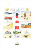 Nordsee Poster by Sabine Gerke