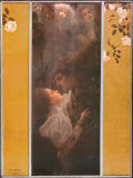 Amor Lámina por Gustav Klimt