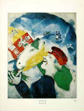 Village Life Affiches par Marc Chagall