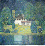 Litzlbergkeller Am Attersee Poster von Gustav Klimt