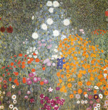Garten eines Bauernhofs Kunstdrucke von Gustav Klimt