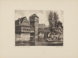 Nuernberg - Henkersteg Collectable Print by Bruck 