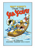 Donal Duck in Sea Scouts Serigraph