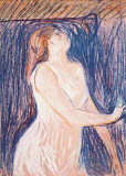 Sketch of the Model Collectable Print by Edvard Munch
