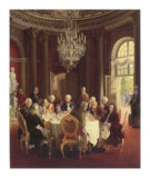 Die Tafelrunde Posters by Adolph Von Menzel