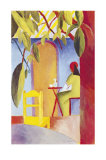 Turkisches Cafe II Affiche par Auguste Macke