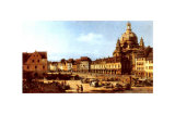 Dresden Neumarkt Prints by Canaletto 