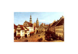 Der Marktplatz Zu Pirna Posters by Bernardo Belotto