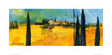Cerca de San Gimignano Póster por Karlheinz Gross Cerca de San Gimignano Póster por Karlheinz Gross