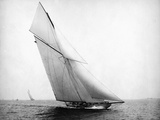 Yacht Columbia Sailing Photographic Print by Bettmann Yacht Columbia Sailing Photographic Print by Bettmann