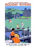 Holiday Rivers Giclee Print by Henry George Gawthorn