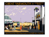 Great Yarmouth & Gorleston on Sea Giclee Print by Henry George Gawthorn