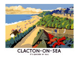 Clacton-on-Sea Giclee Print by Frank Newbould