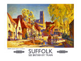 Suffolk, BR poster, circa 1950s Giclee Print by Jack Merriott