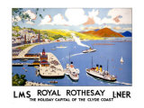 Royal Rothesay, the Holiday Capital of the Clyde Giclee Print by Cecil King