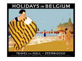 Holidays in Belgium Giclee Print