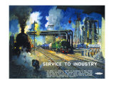 Service to Industry Giclee Print by Terence Tenison Cuneo